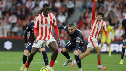Amadou, en la última jornada ante la SD Eibar