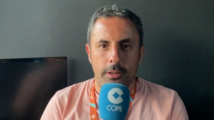 Ángel García, periodista deportivo de COPE Cantabria y gran racinguista