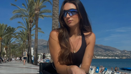 Captura pantalla de una fotografía de la exjugadora de pádel Andrea Pérez