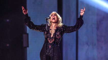 04.02.2023. Benidorm, Alicante. Final del Benidorm Fest 2023. Actuación de Mónica Naranjo. RTVE