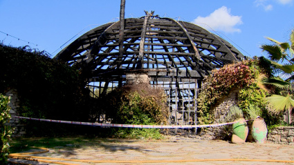 04/11/2025 Quema la cúpula de madera del restaurante Mas Marroch de los hermanos Roca en Vilablareix.cúpula de madera del restaurante Mas Marroch de los hermanos Roca en Vilablareix (Girona) ha quemado enteramente este martes sobre las 4.33 horas.SUCESOS SOCIEDADEuropaPress.TV (Europa Press)