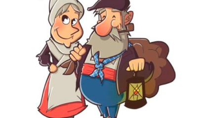 Mari Domingi y Olentzero