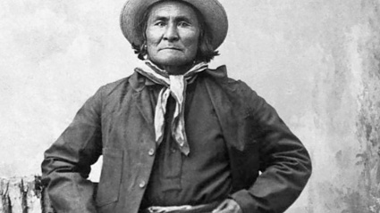 GERONIMO (1829-1909) Líder apache y curandero hacia 1900