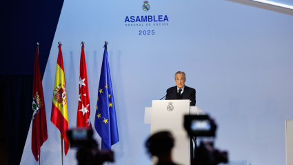 Florentino Pérez ha repasado la actualidad del Real Madrid en la Asamblea de Socios Compromisarios.
