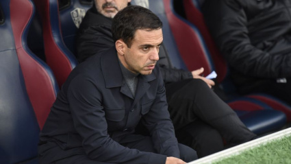 Borja Jiménez, serio tras la derrota en Huesca