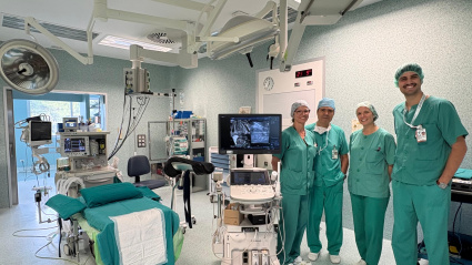 Equipo de cirugía prostática del Miguel Servet liderado por el doctor Ángel Borque.