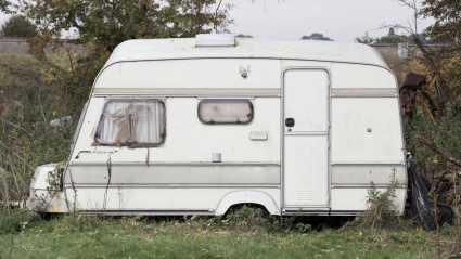 Fotografía recurso de una caravana
