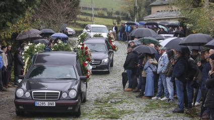 Funeral por el minero Óscar Díaz, fallecido en la mina de Vega de Rengos