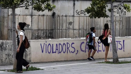 Una pintada en Barcelona