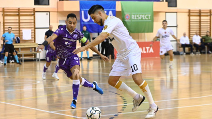 Fran Cortés, durante la primera parte