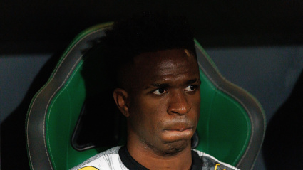 Vinicius Junior (Real Madrid FC) visto durante el partido de LaLiga EA SPORTS entre los equipos de Elche CF y Real Madrid FC