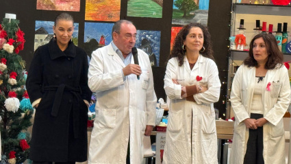 La exposición fue inaugurada por el gerente del Área Sanitaria de Lugo, A Mariña y Monforte de Lemos, Ramón Ares