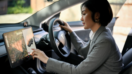 Interior de un coche