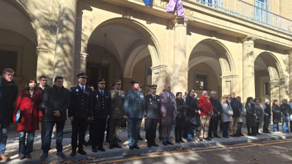 Huesca ha recordado a las víctimas con un Minuto de Silencio