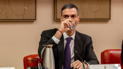 El presidente del Gobierno, Pedro Sánchez