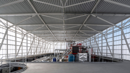 Interior de la planta de DH en Palencia