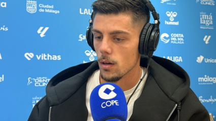 Montero en la entrevista de hoy en Deportes COPE Málaga.