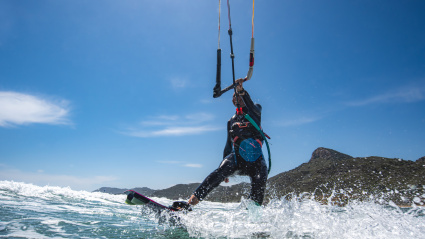 Kite Surf en Calblanque. Instituto de Turismo Región de Murcia.