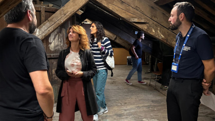 Visita en anteriores edicións ao faiado do Teatro Principal