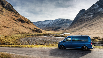 Una autocaravana VW T5