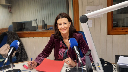 Laura Garrido durante su entrevista en COPE