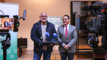 Momento de la presentación de actividades de la Asociación Belenista de Lorca