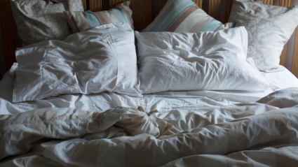 Imagen de recurso de una cama sin hacer