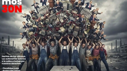 Manifestación de los autónomos