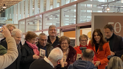 Acto de reconocimiento a los comerciantes históricos del Mercado de Abastos de Vitoria