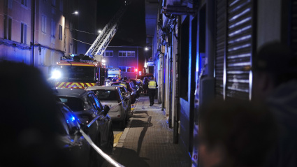 Incendio en la Calle San Isidoro (A Coruña)