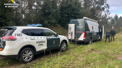 Zona de la cantera de Lombao en donde fue detonado el dispositivo