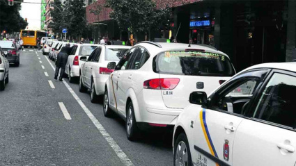Zebenzuí Pérez, portavoz del movimiento Taxi Sí Canarias
