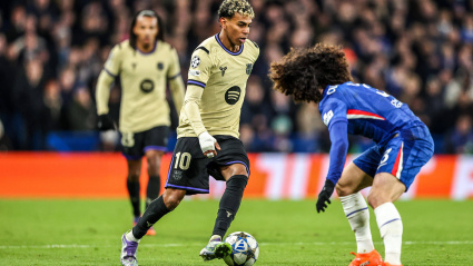 Lamine Yamal no pudo desbordar a Cucurella ni una sola vez.