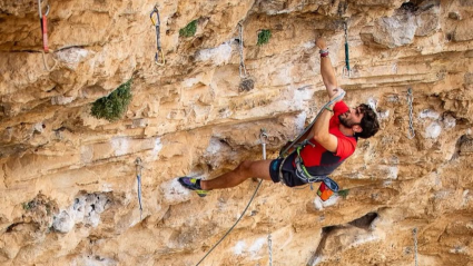 Guillermo Pelegrín, escalador ciego