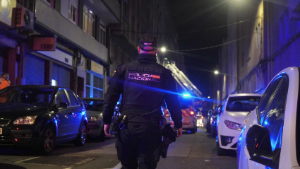 La Policía Nacional investiga el incendio en la Calle San Isidoro (A Coruña)
