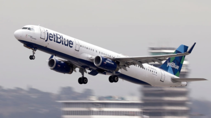 Una aeronave A320 de la aerolínea JetBlue