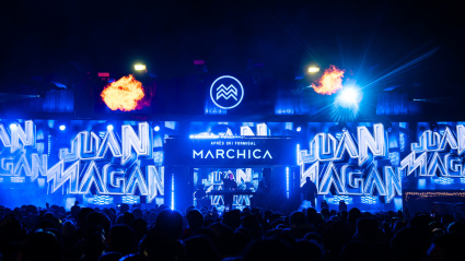 Juan Magan en Marchica (Formigal) inaugurando la temporada