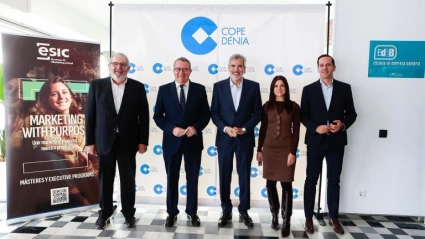 Sergio Peláez, Toni Pérez, Adolfo Utor, Begoña del Prado y Arturo Poquet