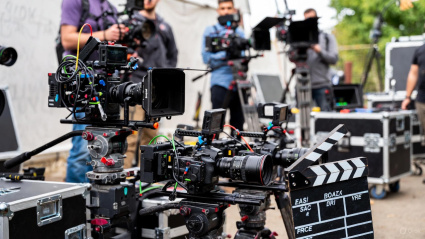 La escuela funciona como un auténtico set de rodaje