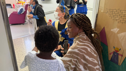 Concierto de la BOS en la UNidad de Pediatría de Basurto