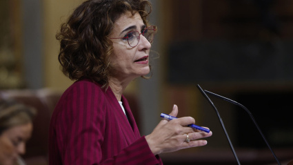 La vicepresidenta primera y Ministra de Hacienda y de Función Pública, María Jesús Montero