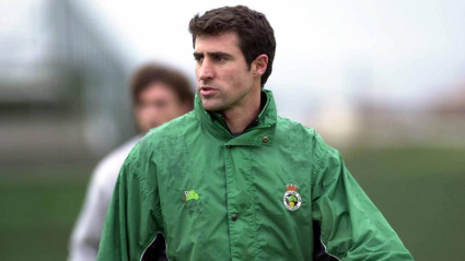 Chuchi Cos, en su etapa como entrenador del Racing