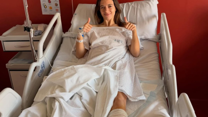 Aitana Bonmatí, tras su operación