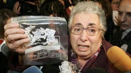 Décimo de lotería roto