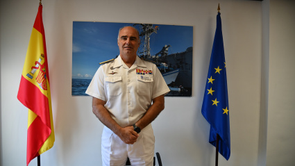 Vicealmirante Ignacio Villanueva, comandante de la Operación Atalanta