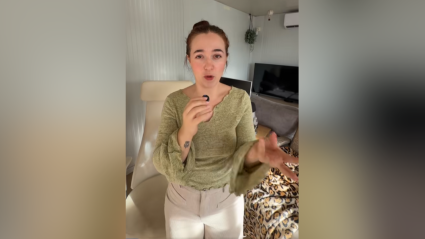 Esther, en el vídeo