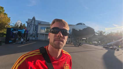 El youtuber Rama Jutglar en Rusia