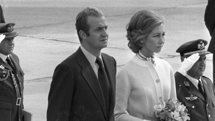Los reyes Juan Carlos I y Sofía en 1976