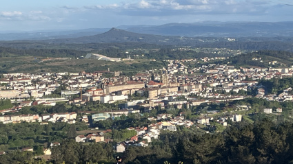Santiago de Compostela desde el Monte Pedroso