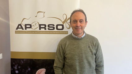 Miguel Ángel Ortiz es el presidente de la Asociación de Productores de Porcino de Soria (Aporso)